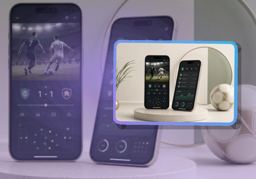下载指引 · 比赛日App入口 · 移动查看更省时间界面展示
